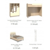 Продаем набор детской мебели (2х-ярусная кровать + стеллаж)
